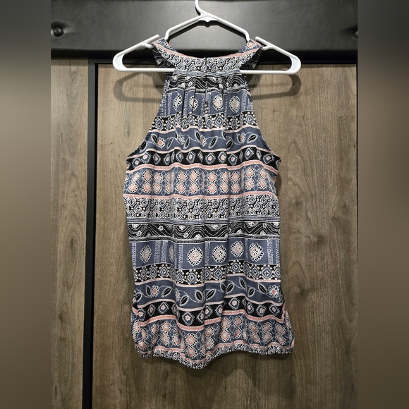 LOFT Patterned Top Halter Top - Picture 2 of 5